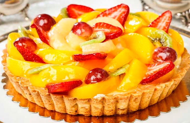 Tarta de frutas: una receta saludable y exquisita con crema pastelera
