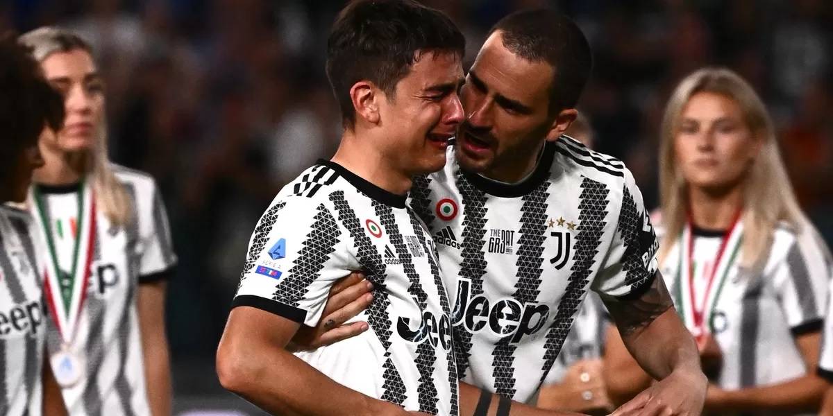 El desconsolado llanto de Paulo Dybala en su último partido ante los hinchas de la Juventus