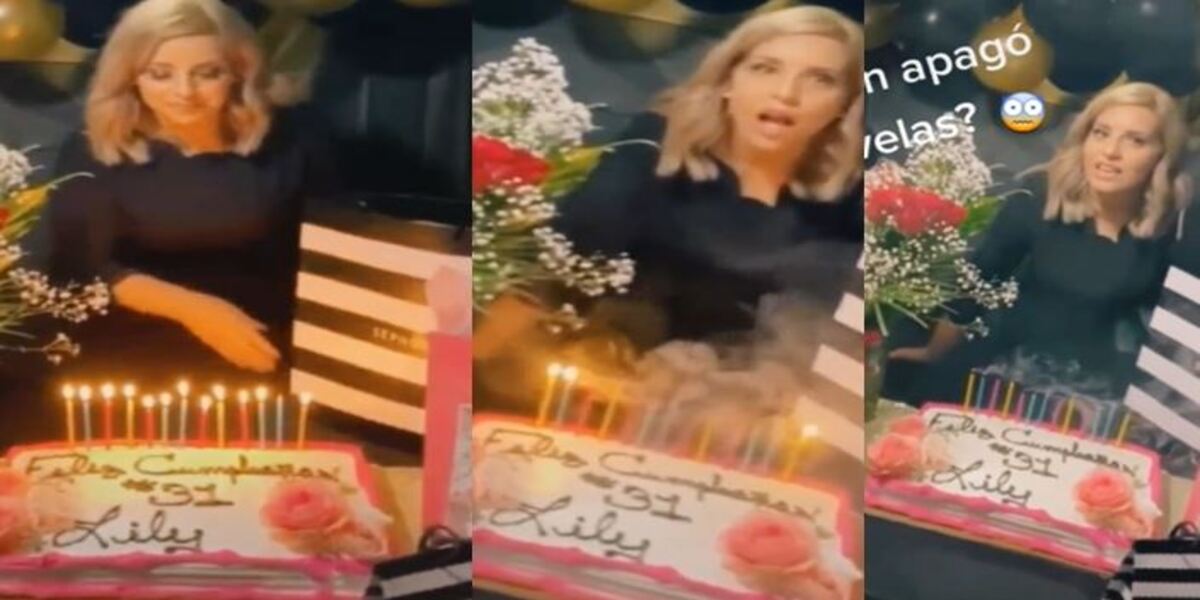 Video: quedaron mudos al apagarse “solas” las velitas de la torta