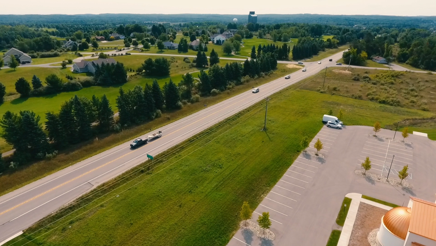 Sights and Sounds Drone Edition: Warm Weather Over Acme