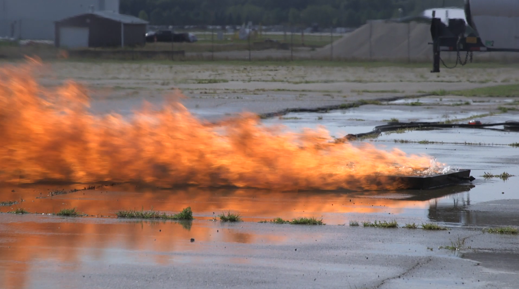 Sights and Sounds: Fire Training at Cherry Capital Airport