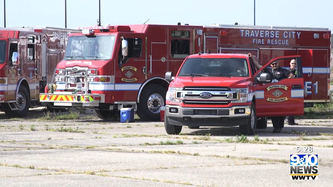 Sights And Sounds: Fire Training At Cherry Capital Airport