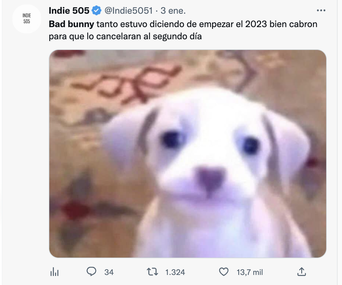 Los memes de Bad Bunny por arrebatar celulares a sus fans