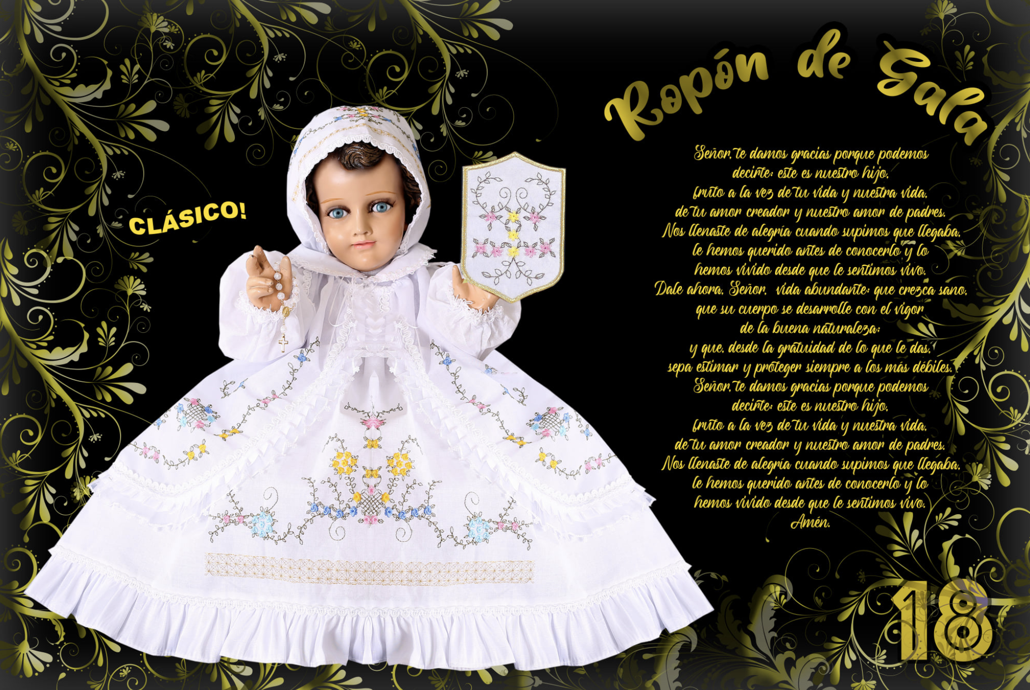 Día de la Candelaria: 8 diseños para niño dios de Roberto Salas