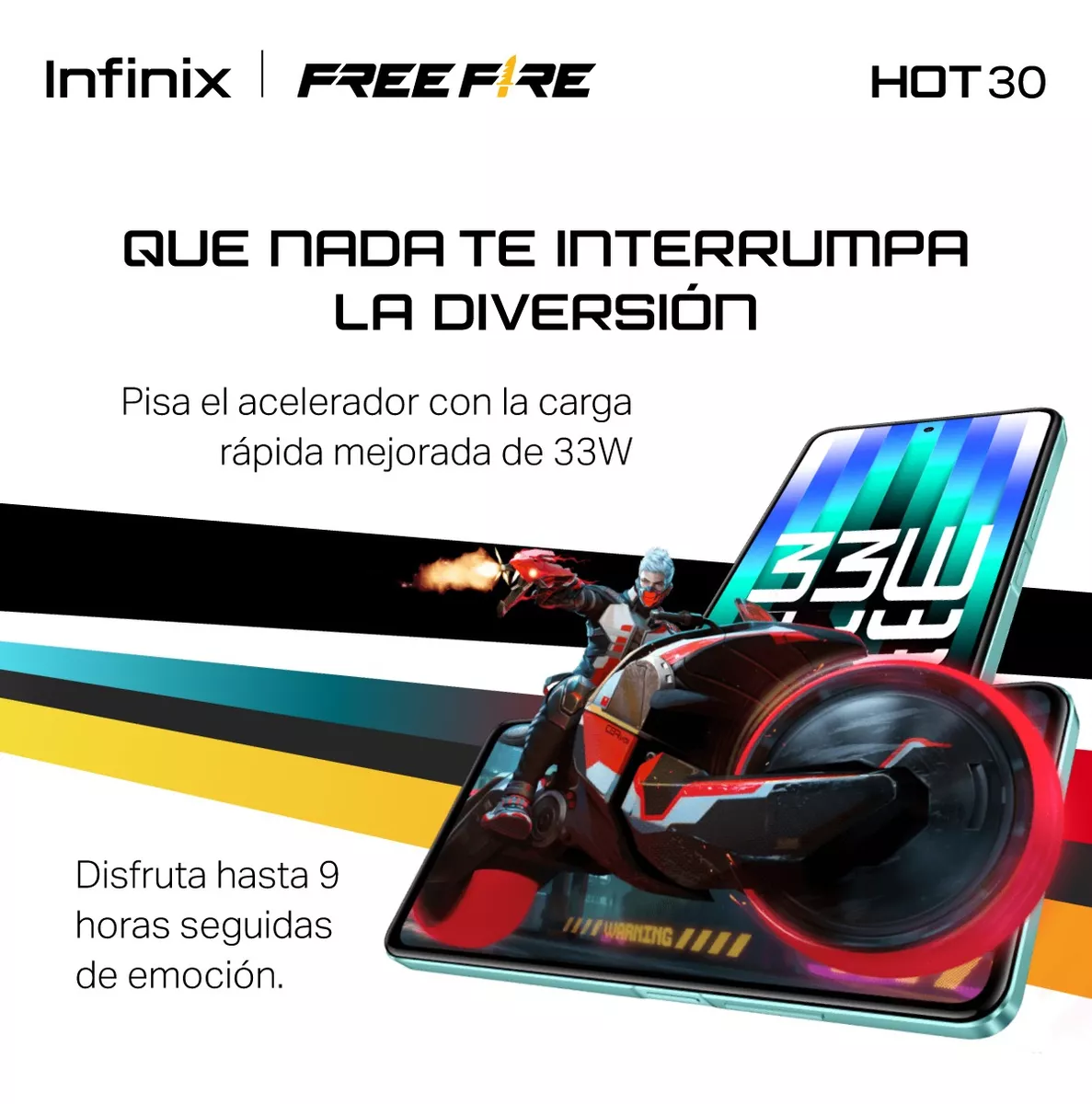 Celular Infinix Gamer Hot 30 Play Dual Sim 8gb Ram 128gb Nuevo Codigo Free  Fire