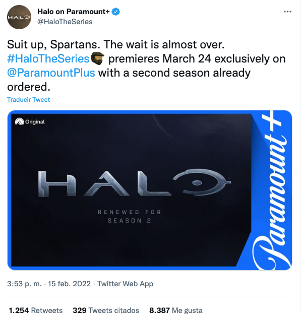 Cuándo se estrena la segunda temporada de Halo en Paramount+ y de qué  tratará? - Spoiler