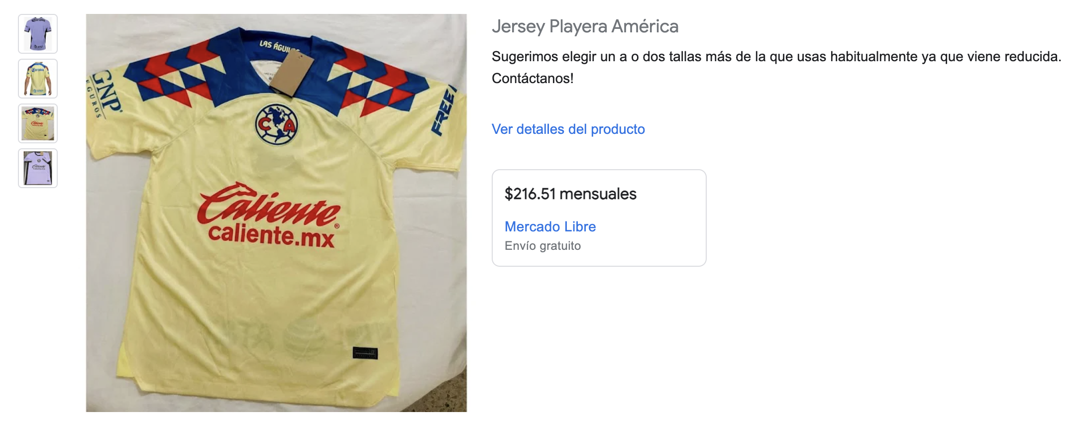 Camisa del america online mercado libre