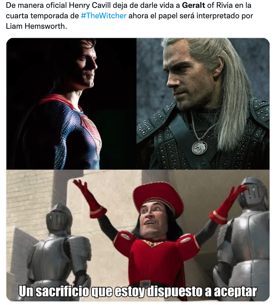 Após deixar 'The Witcher', Henry Cavill sai de 'Superman'; 'desemprego'  vira meme