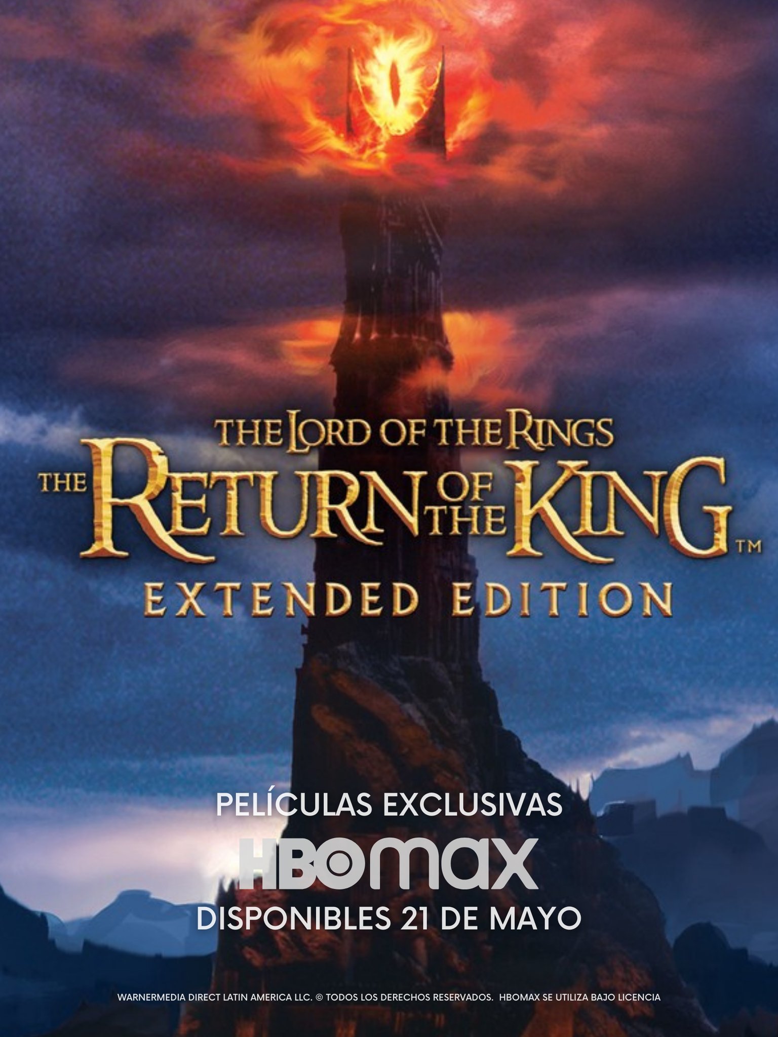 HBO Max es el primer servicio de streaming con la Versión Extendida de El  Señor de