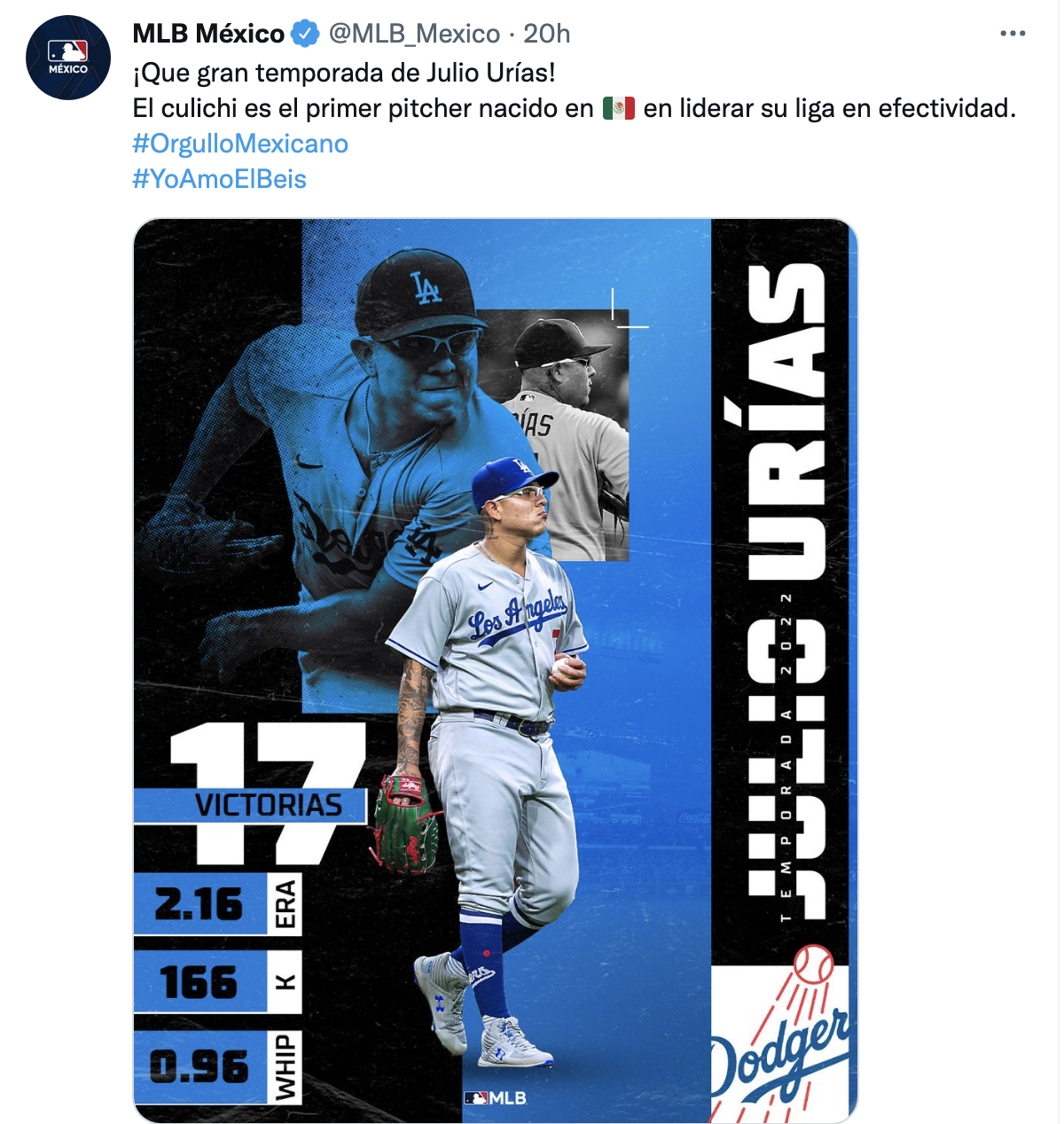 Inspiradora historia de Julio Urías, TUDN MLB