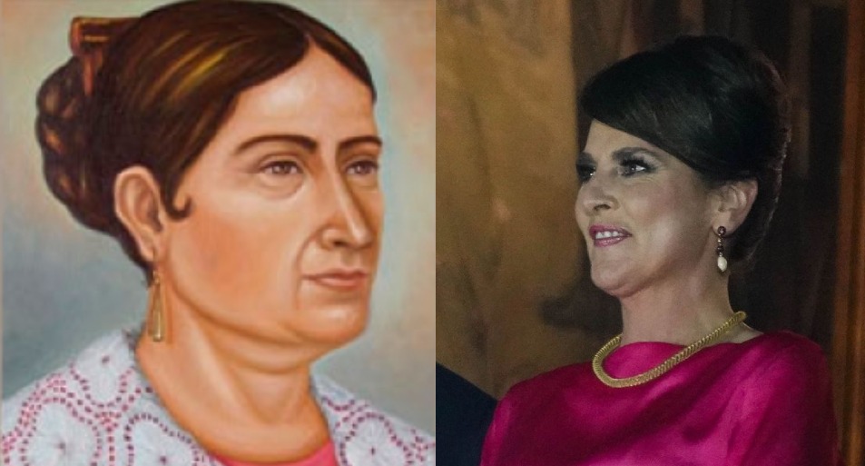 Beatriz Gutiérrez se inspiró en Josefa Ortiz de Domínguez? Su peinado lo  revela