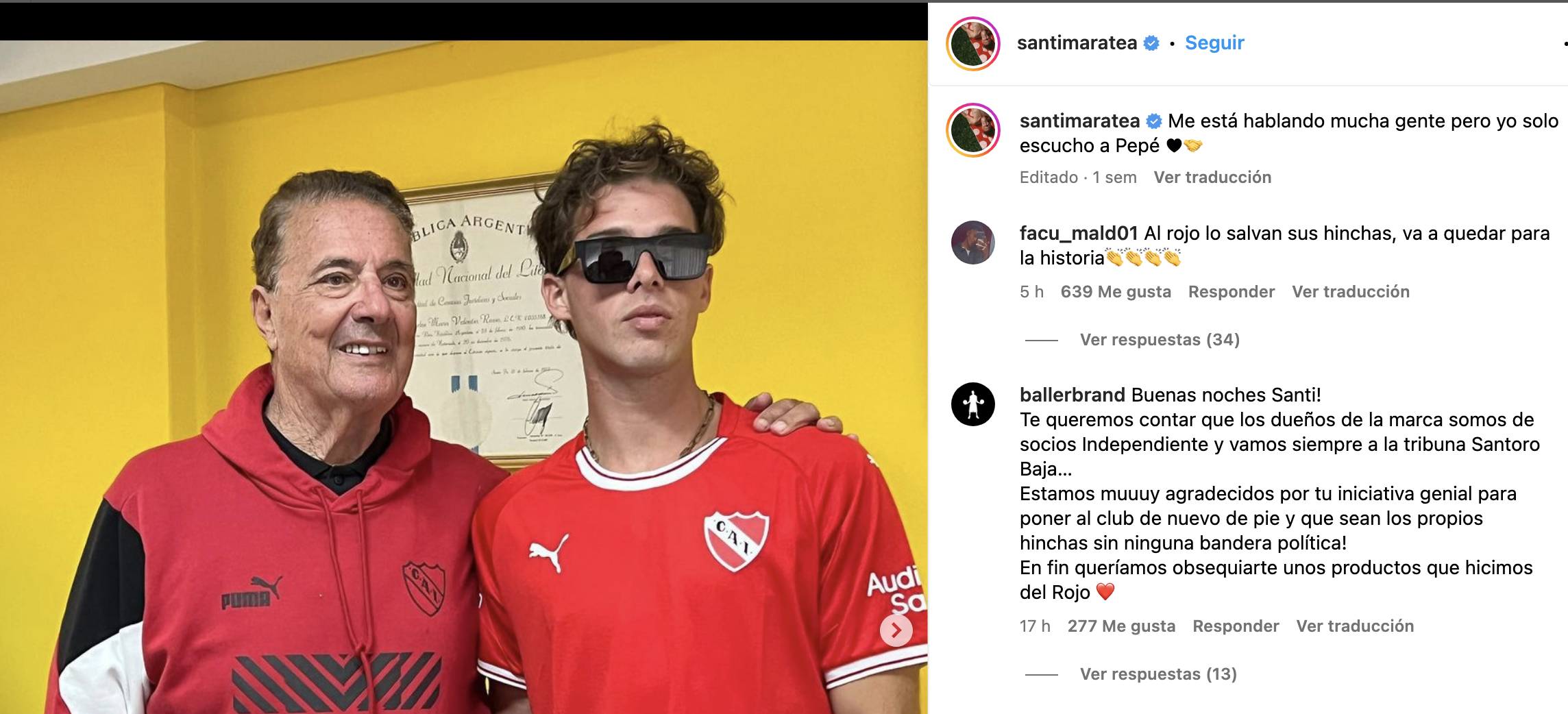 El ex América que podría interceder para cobrar la deuda del Club Atlético  Independiente