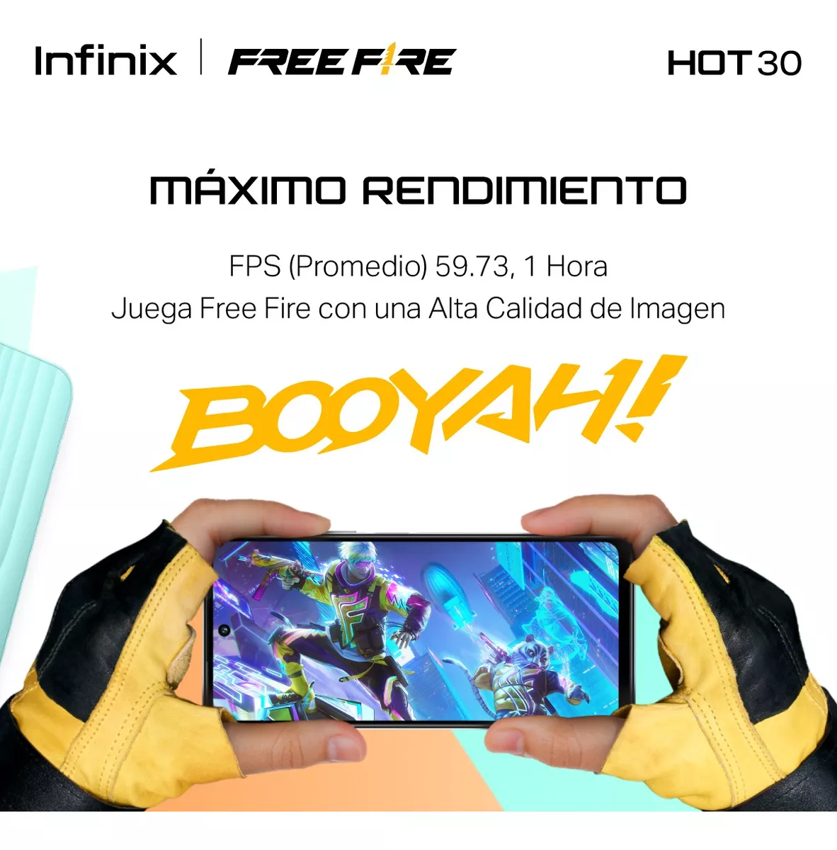 Celular Infinix Gamer Hot 30 Play Dual Sim 8gb Ram 128gb Nuevo Codigo Free  Fire