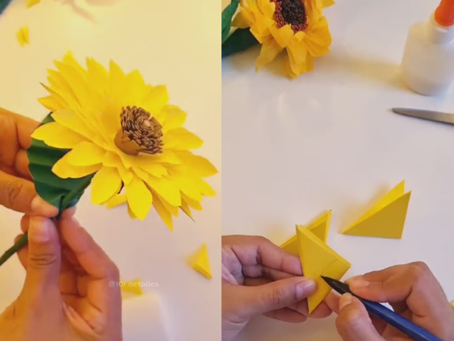 Cómo hacer flores de papel paso a paso