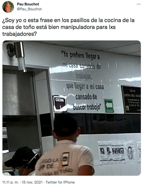 Critican a La Casa de Toño por frase “motivacional” dirigida a trabajadores