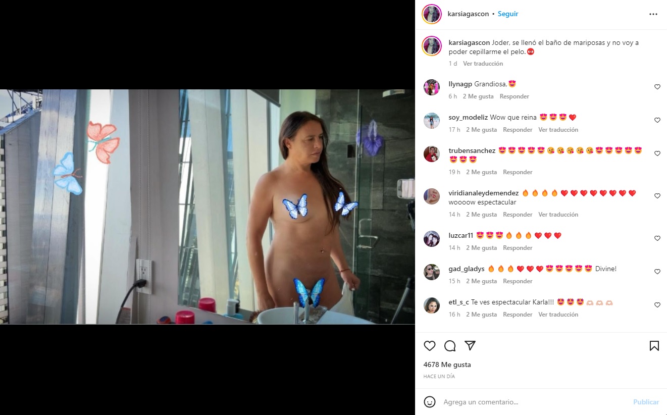 Karla Sofía Gascón no ganó MasterChef Celebrity, pero su desnudo la está  rompiendo