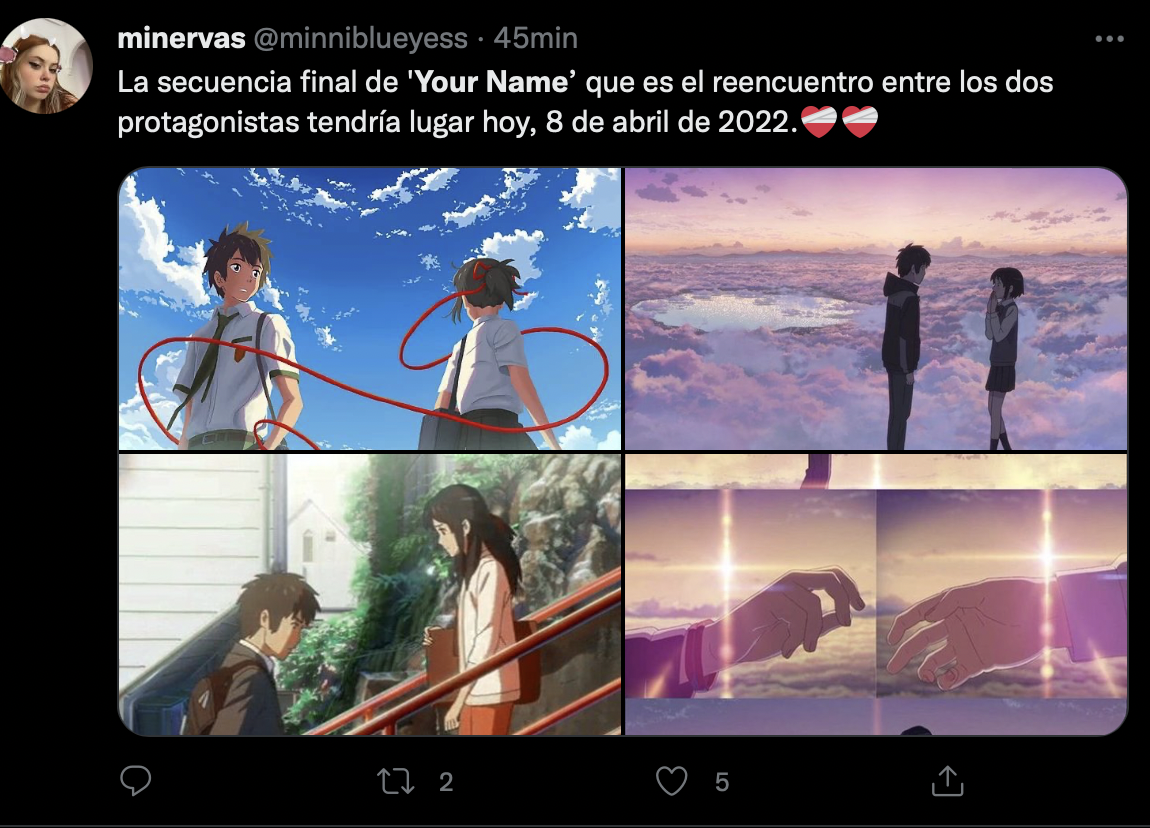 CUANDO SE ESTRENA YOUR NAME 2? -NUEVA PELÍCULA DE MAKOTO SHINKAI