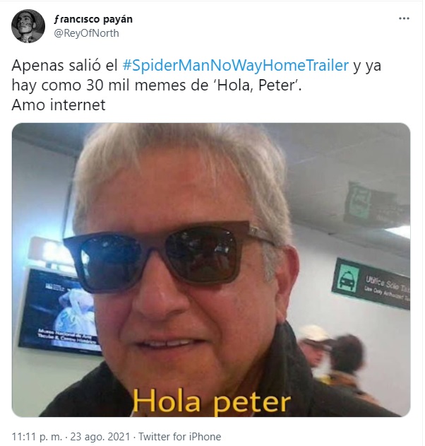 Spider-Man: No Way Home' estrena trailer y los memes de 'Hola Peter'  inundan las redes