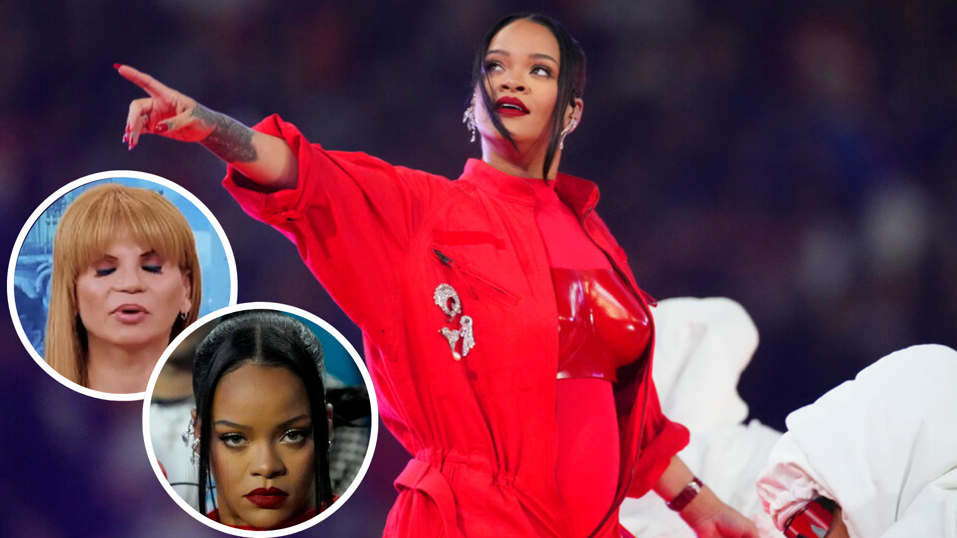 Rihanna deja al descubierto su segundo embarazo en la Super Bowl