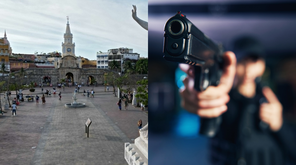 Balacera en Cartagena.