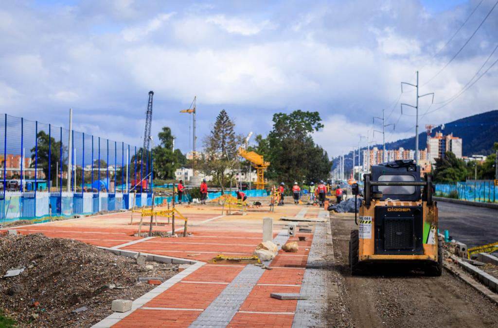 Obras de vías y espacio público en Bogotá