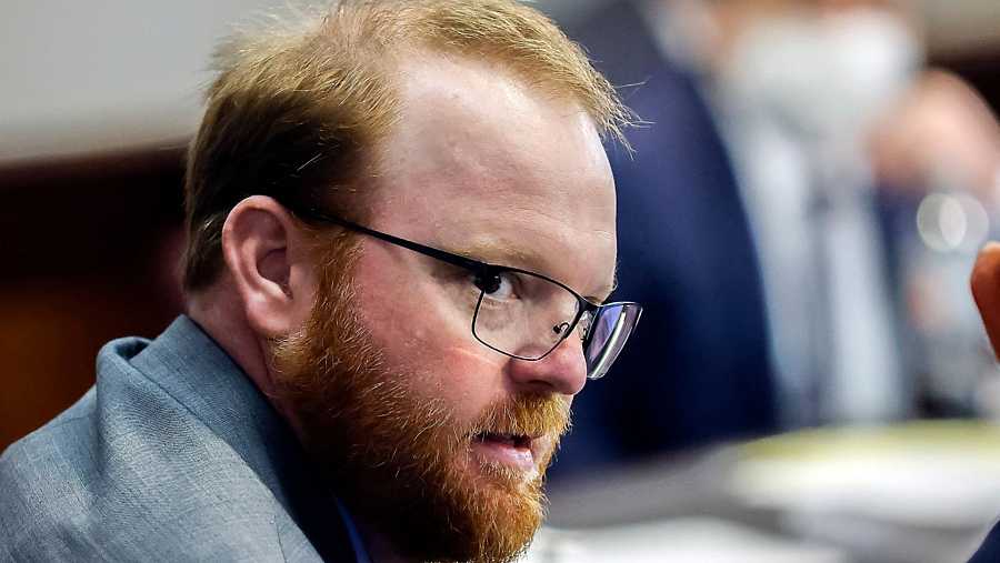 Imagen de Travis McMichael, uno de los culpables por el crimen de Ahmaud Arbery, GETTY IMAGES NORTH AMERICA / AFP