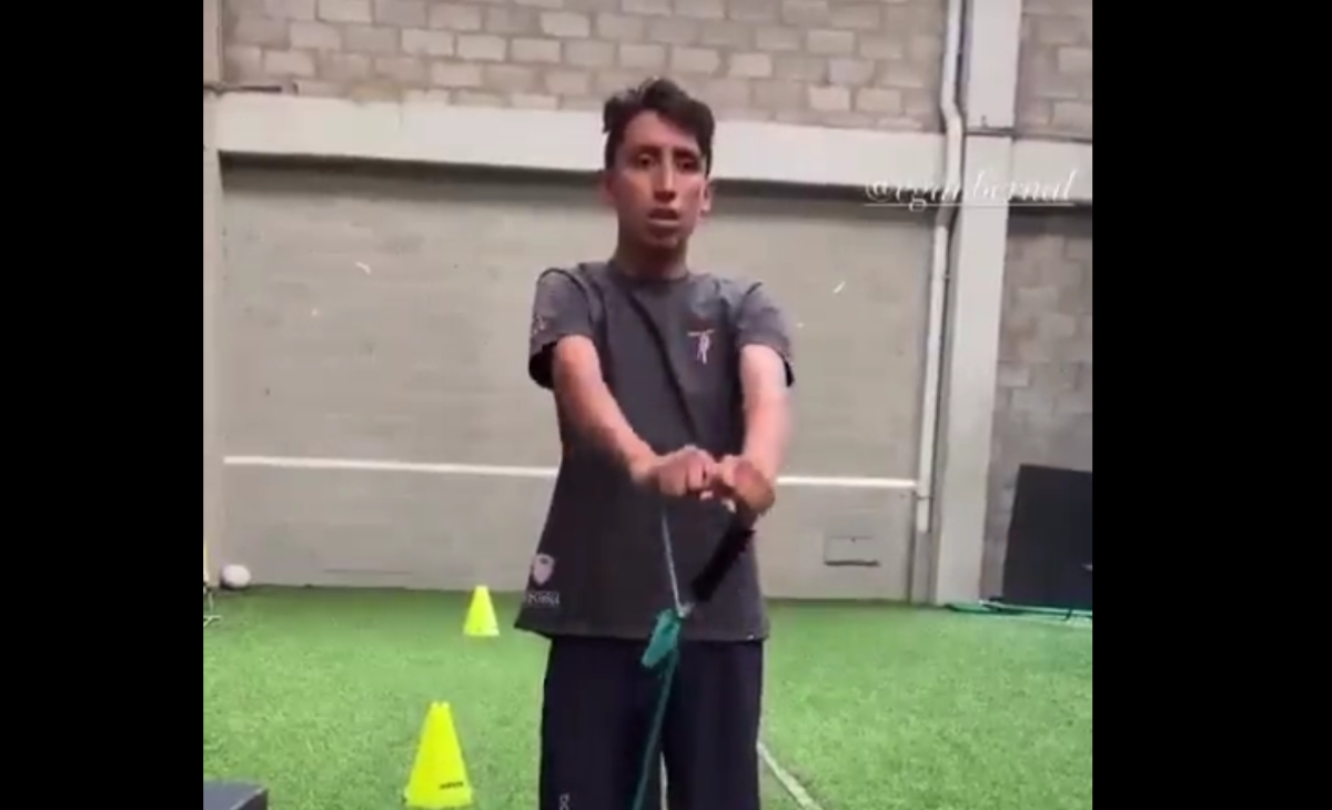 El ciclista colombiano volvió a mostrar un gran avance en su recuperación.