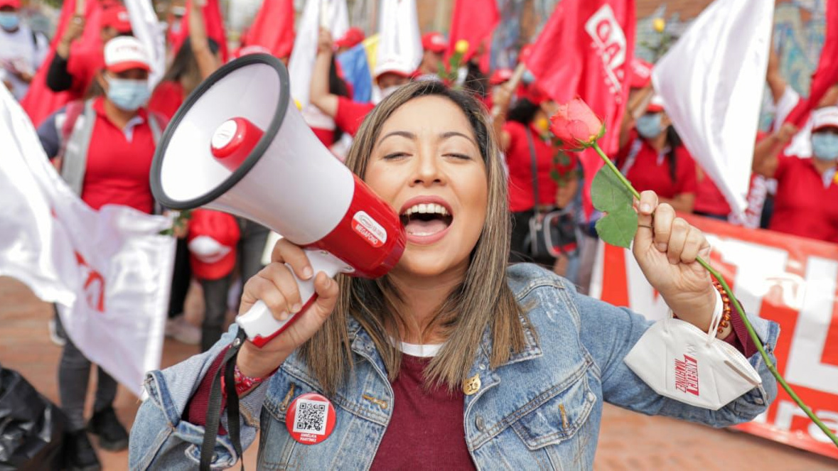 Angélica Martínez Torres, excandidata al Senado del Nuevo Liberalismo.