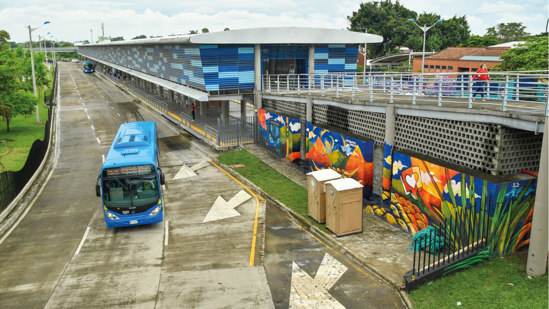 Terminal Calipso del MIO, recuperada y puesta en operatividad el 29 de abril.