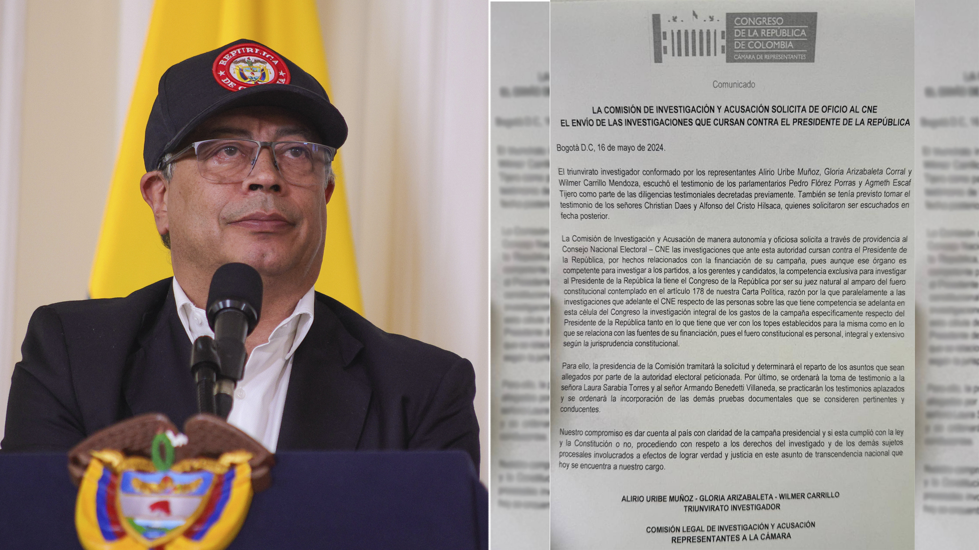 Presidente Gustavo Petro Comisión de Acusación