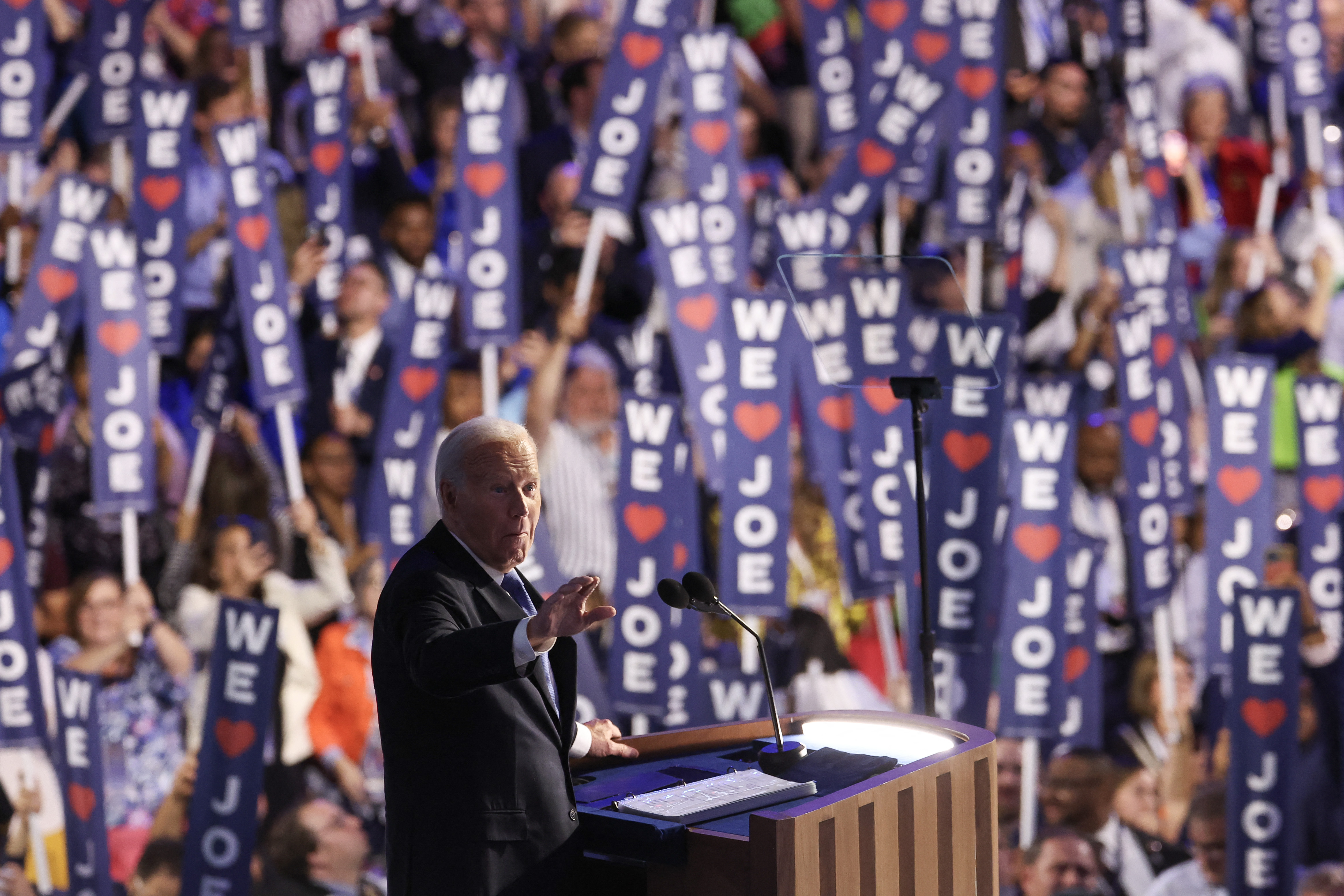 Joe Biden en la Convención Nacional Demócrata