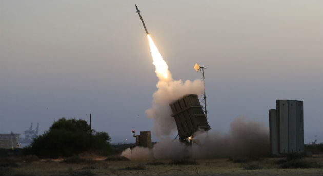 Una de las nueve baterías antimisiles del sistema "Cúpula de hierro".