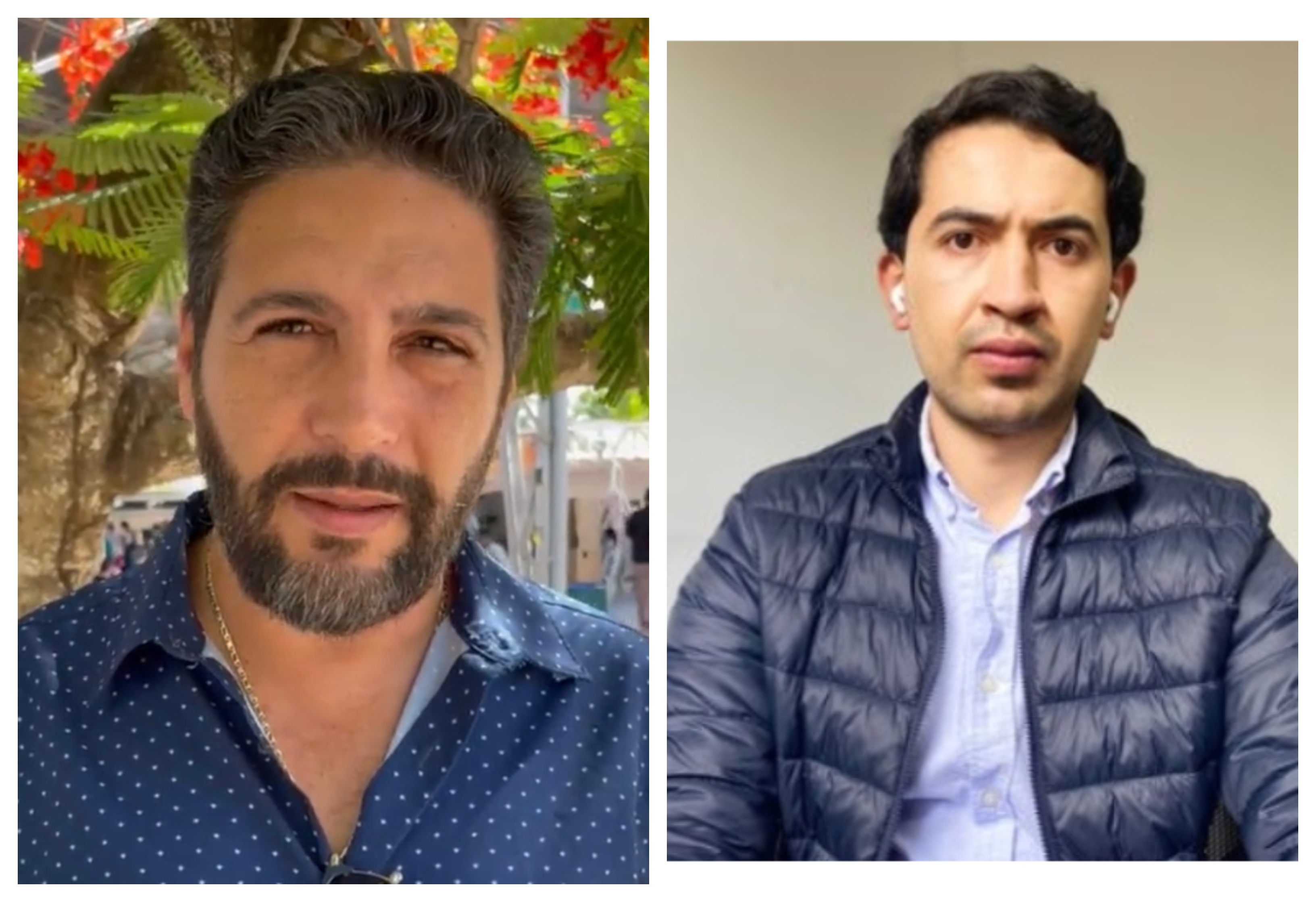 Agmeth Scaf y Daniel Briceño.