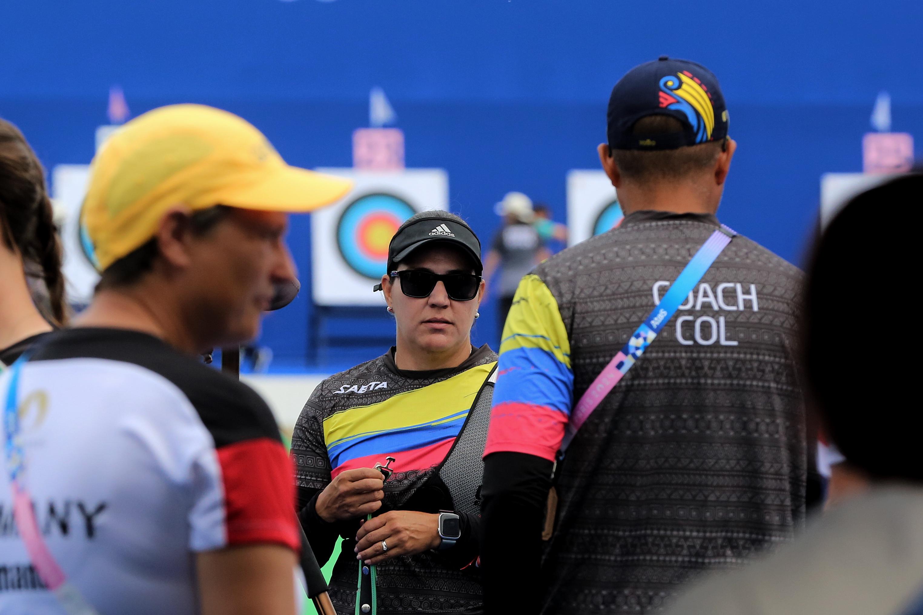 Ana María Rendón arquera colombiana avanza a ronda olímpica en los juegos olímpicos de París