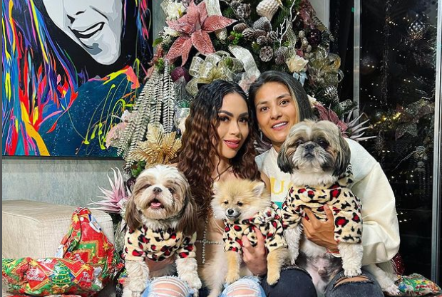 Daneidy Barrera, más conocida como ‘Epa Colombia’, y su novia Diana Celis.