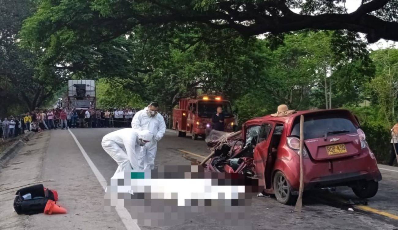 Grave accidente en Zona Bananera de Ciénaga, Magdalena: cinco personas  de una misma familia perdieron la vida.