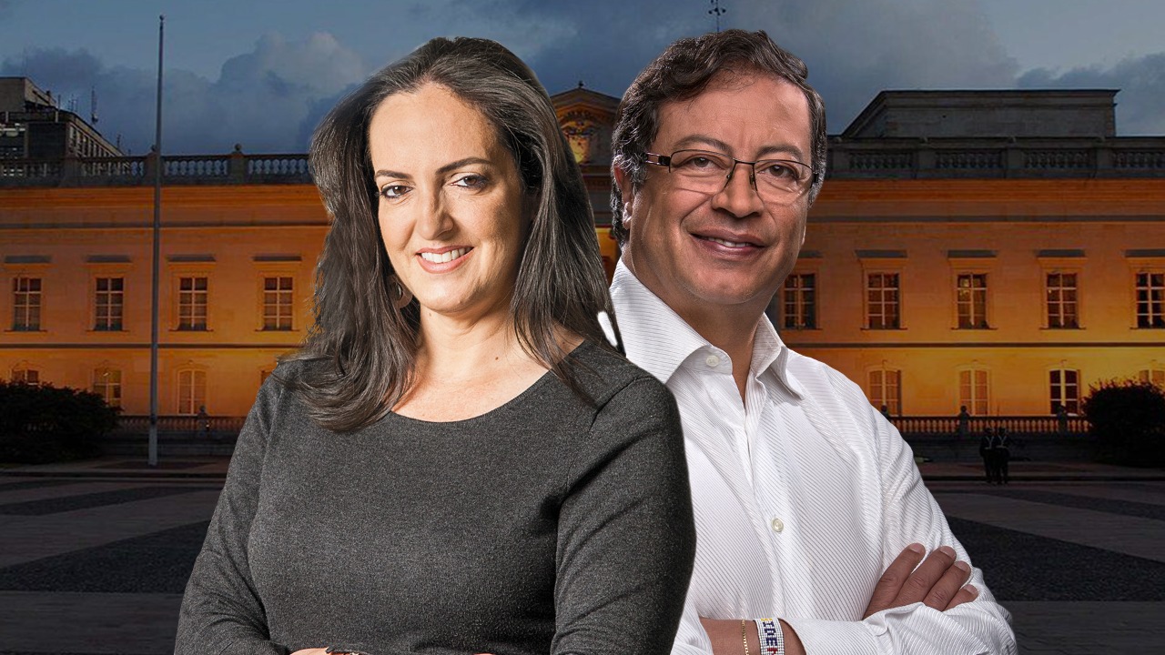 María Fernanda Cabal y Gustavo Petro