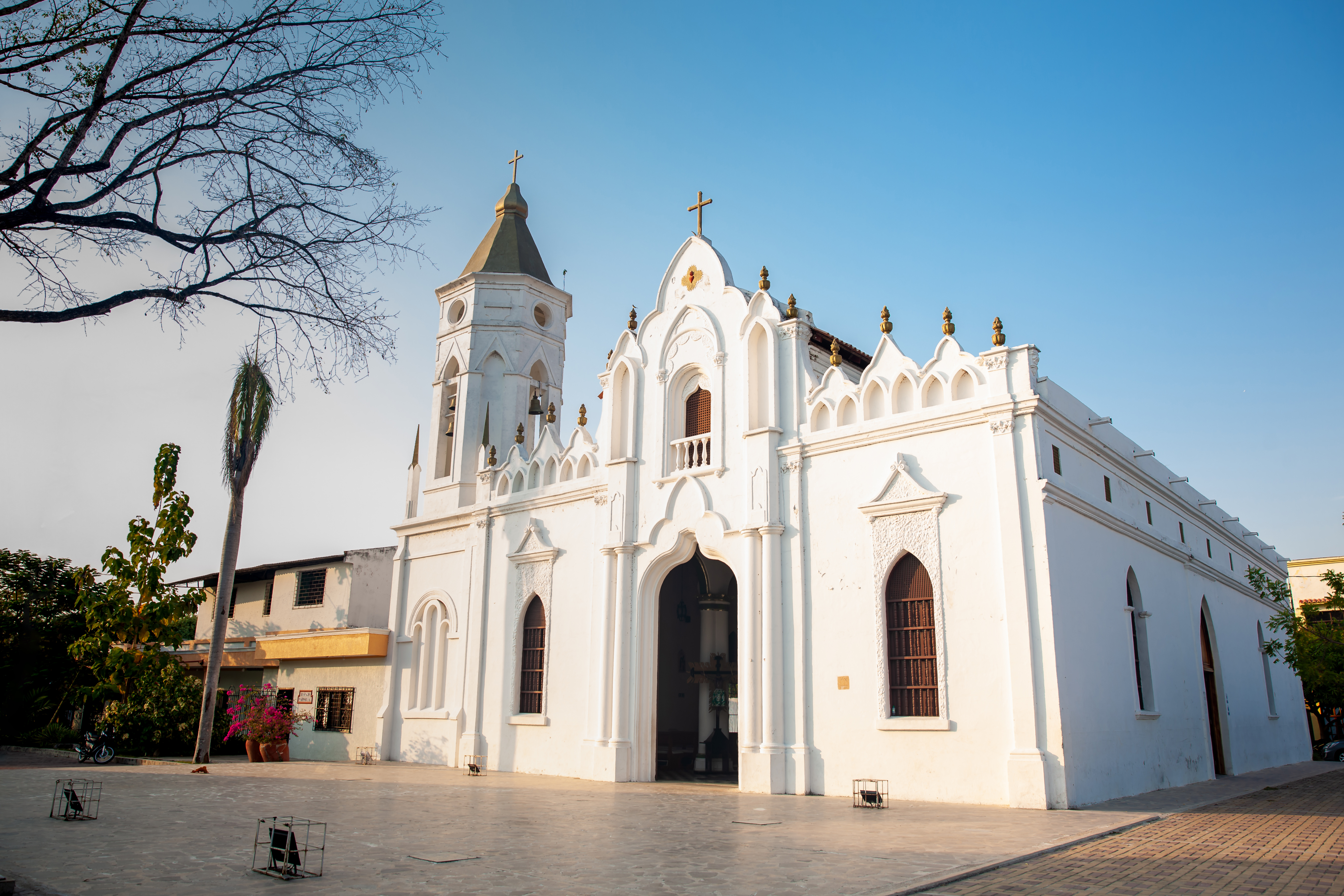 Iglesia de San José, Patrimonio Arquitectónico de Colombia y lugar donde fue bautizado el Premio Nobel de Literatura colombiana Gabriel García Márquez en su ciudad natal, el pequeño pueblo de Aracataca.