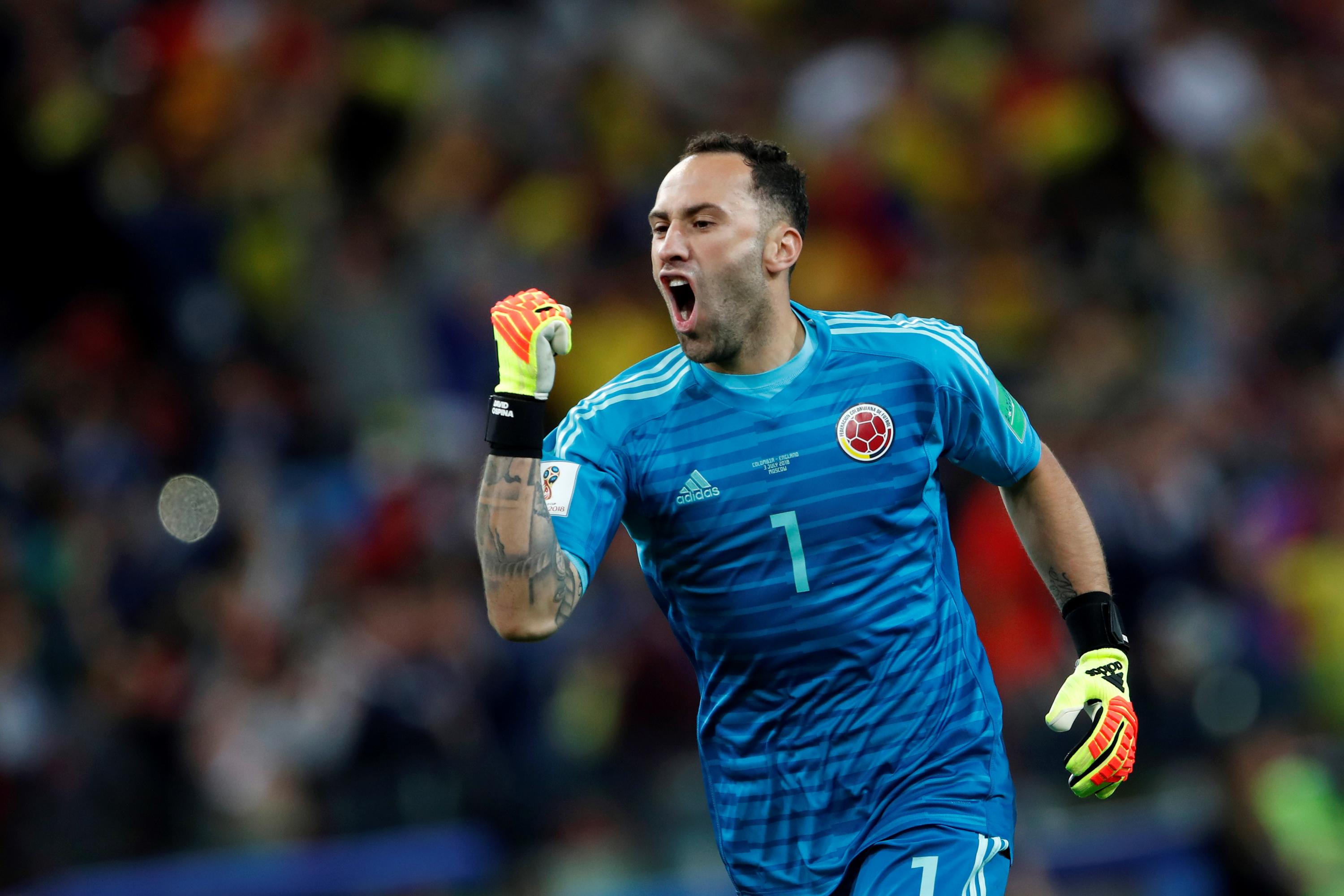 David Ospina, nuevo portero del Nápoles de Italia, durante el mundial de Rusia.