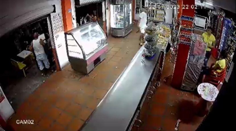 Tiroteo en panadería de Barranquilla.