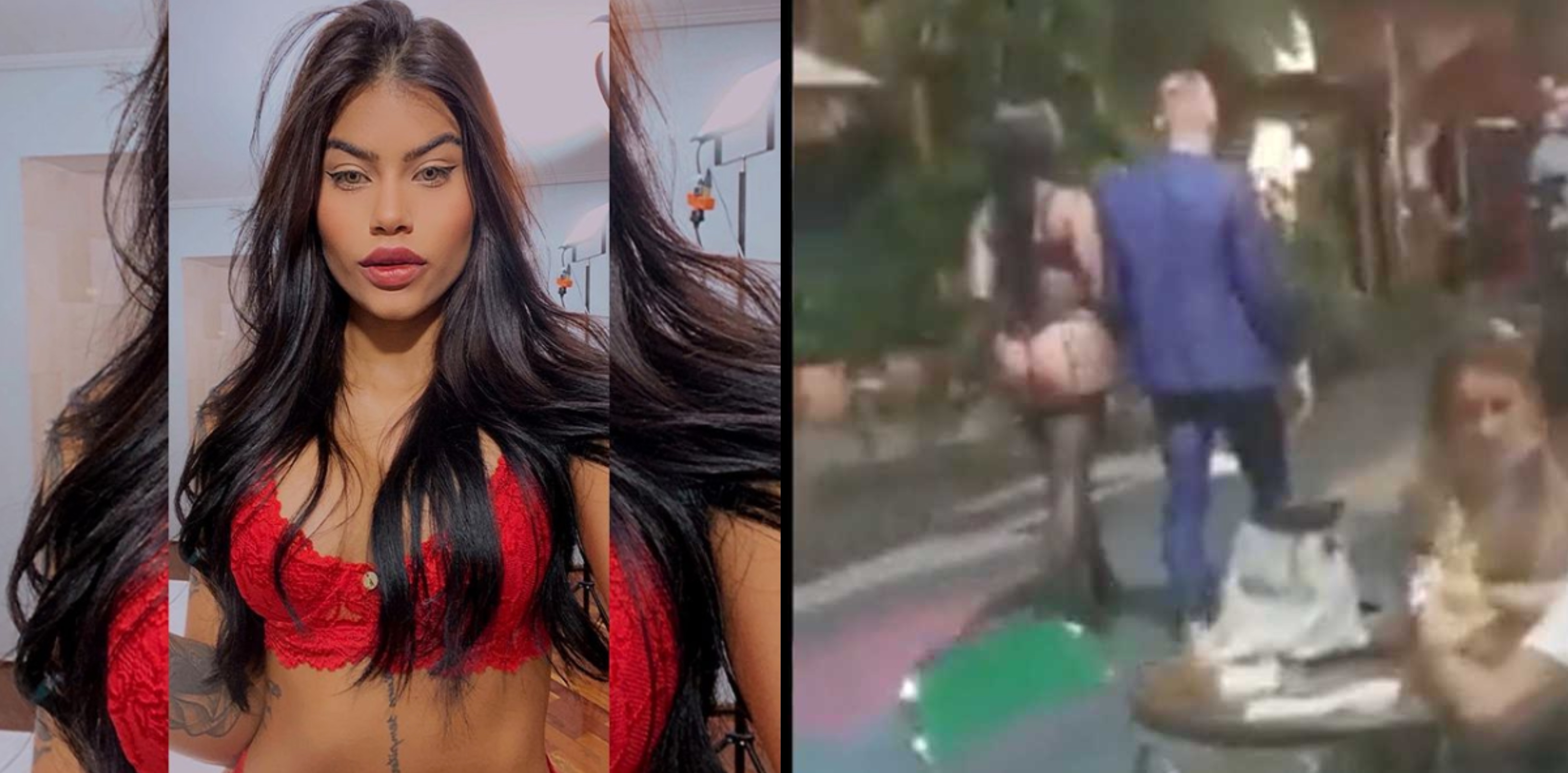 Ella es la modelo que protagonizó un escándalo en Medellín al caminar  semidesnuda por una vía pública. ¿Por qué lo hizo?