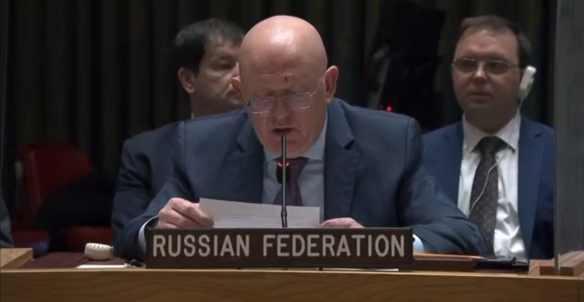 Embajador de Rusia ante la ONU Vasili Nebenzia.