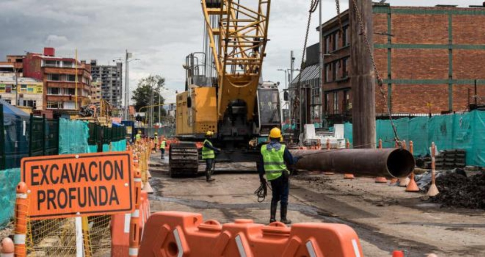 El intercambiador vial en la calle 72 es una de las obras más importantes de la construcción de la Primera Línea del Metro de Bogotá.