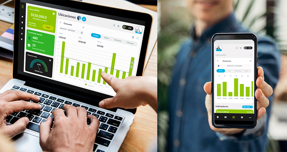 La aplicación NEU mide el consumo de energía eléctrica en las empresas y ofrece soluciones para reducirlo.