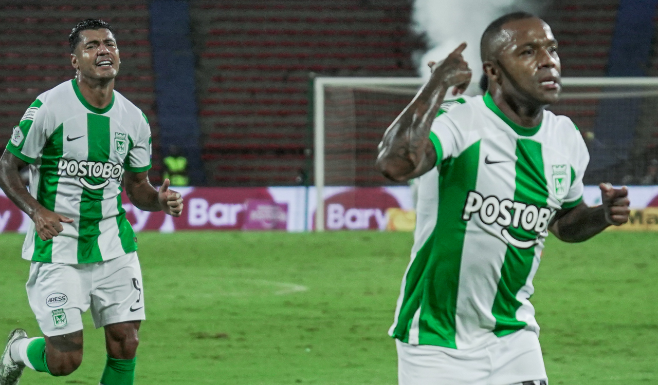 Dorlan Pabón dio victoria ante Águilas en el Atanasio.