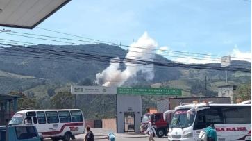 Fuerte explosión en Facatativa