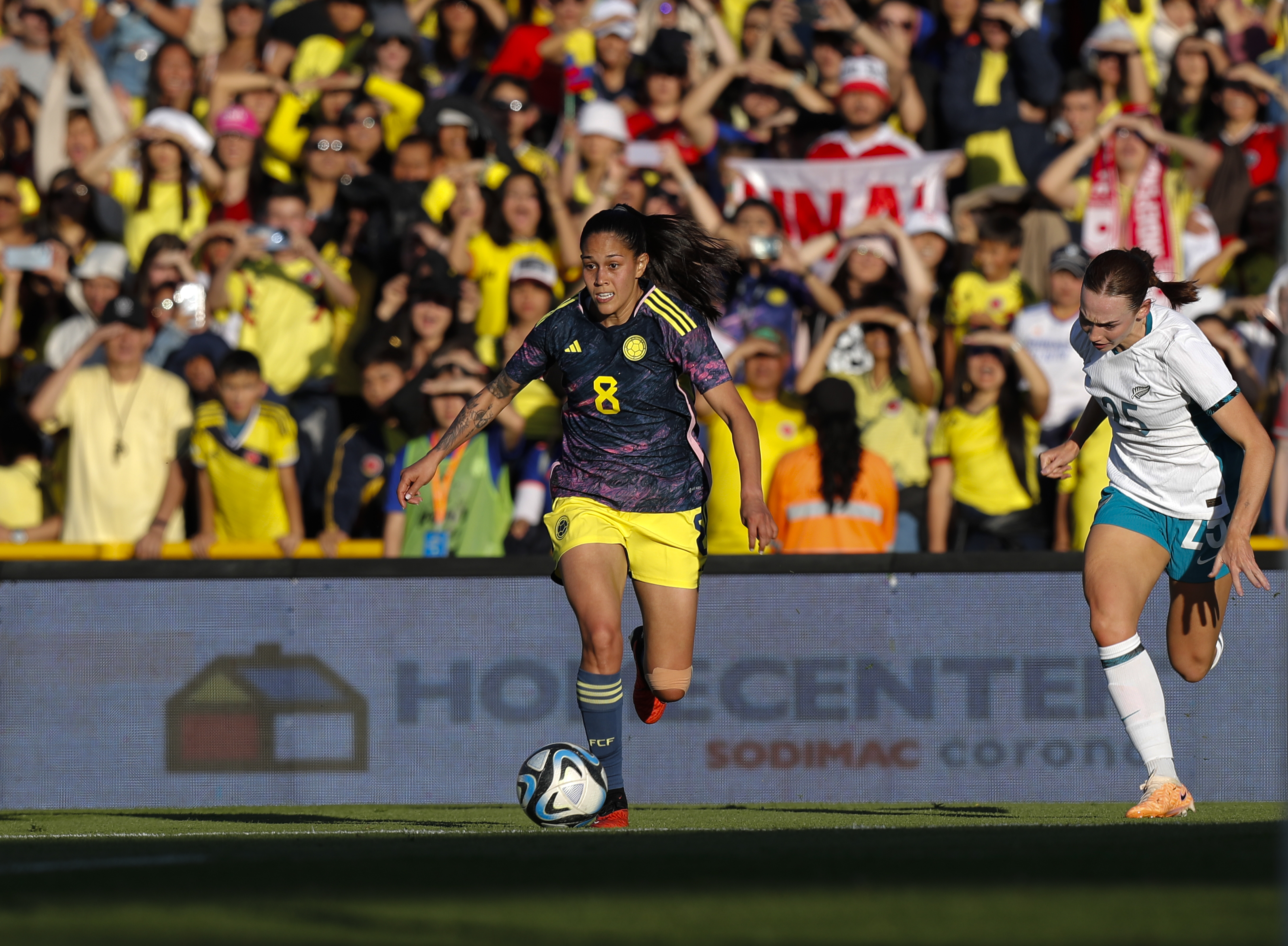 Marcela Resrepo Selección Colombia Femenina de MayoresColombia vs Nueva Zelandapreparación para los  Juegos Olímpicos de París 2024Bogota diciembre 2 del 2023Foto Guillermo Torres Reina / Semana