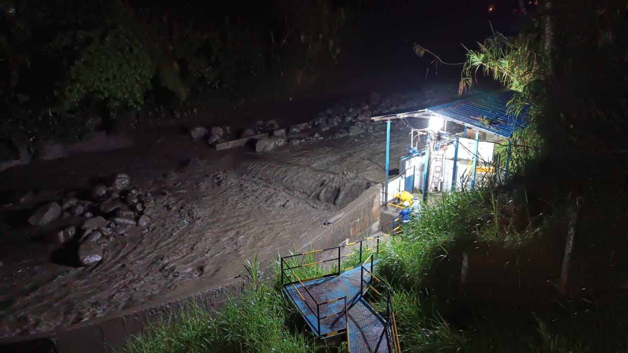 Emergencia en Ibagué por creciente en el caudal del río Combeima