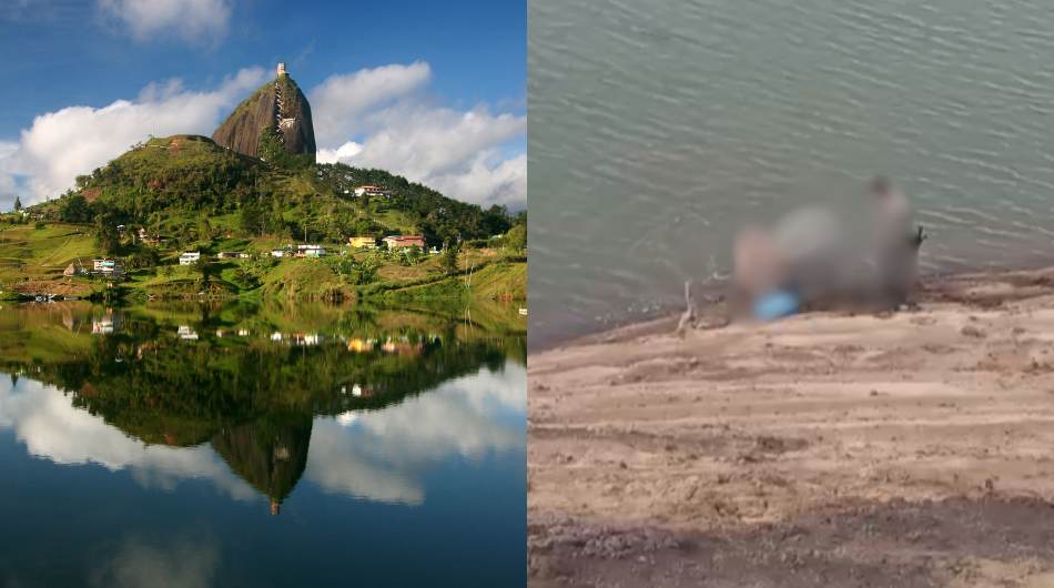 Rescate de ciudadano colombo canadiense en Guatapé, Antioquia.