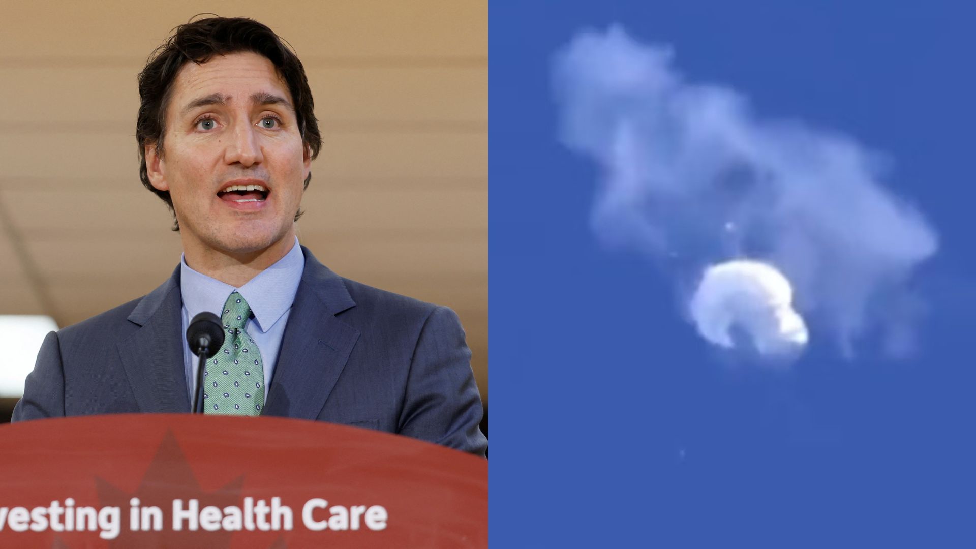 Justin Trudeau ordenó el derribo de un objeto no identificado.